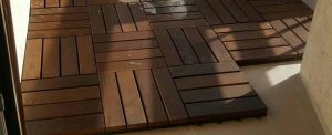 تایل 30*30 چوبی برای زیبایی کف تراس